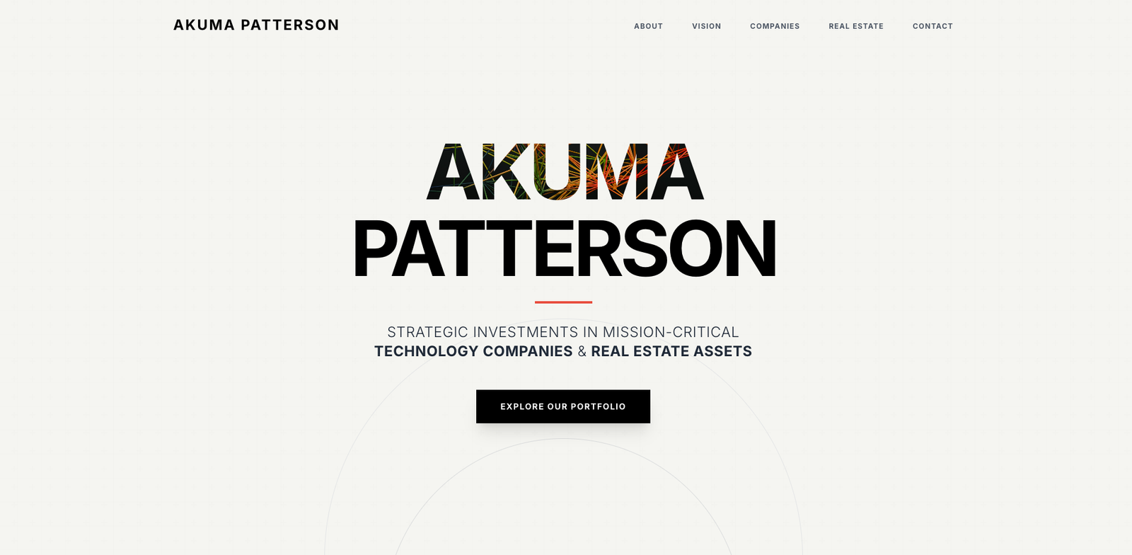 Akuma Patterson Holdings project preview